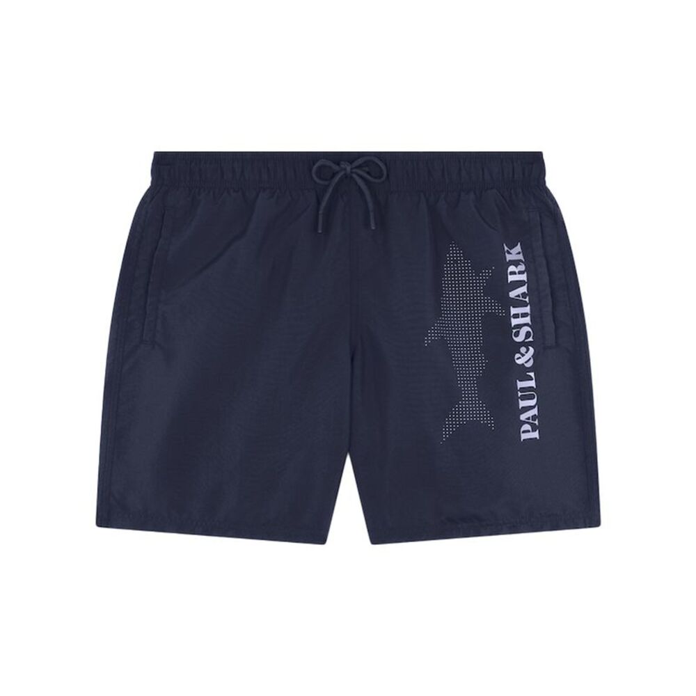 Paul & Shark Men Mega Shark Reflex Swim Shorts
